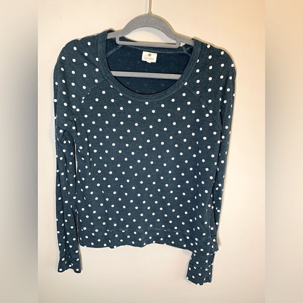 Sundry Polka Dot Top size 1 (S)